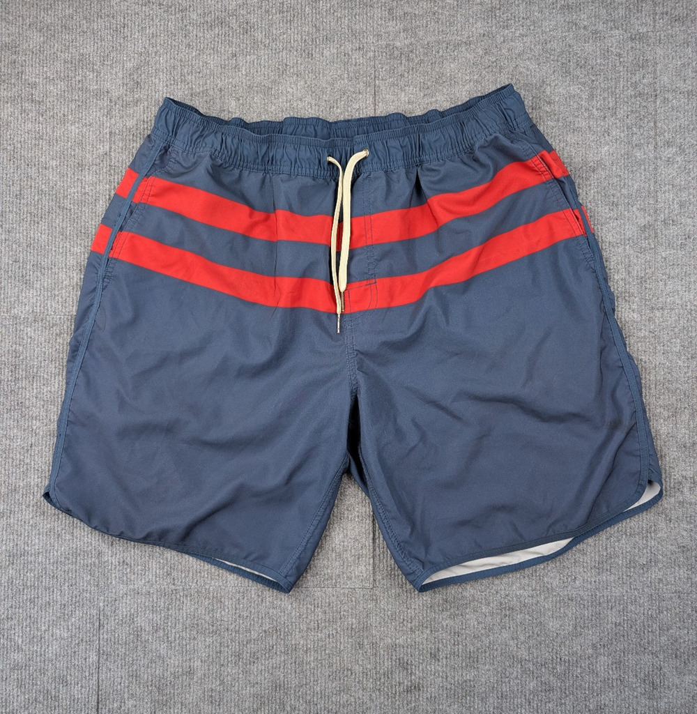 Fair Harbor Shorts Mens XL Outdoor Pull On Swim Lifestyle Preppy Blue Nautical